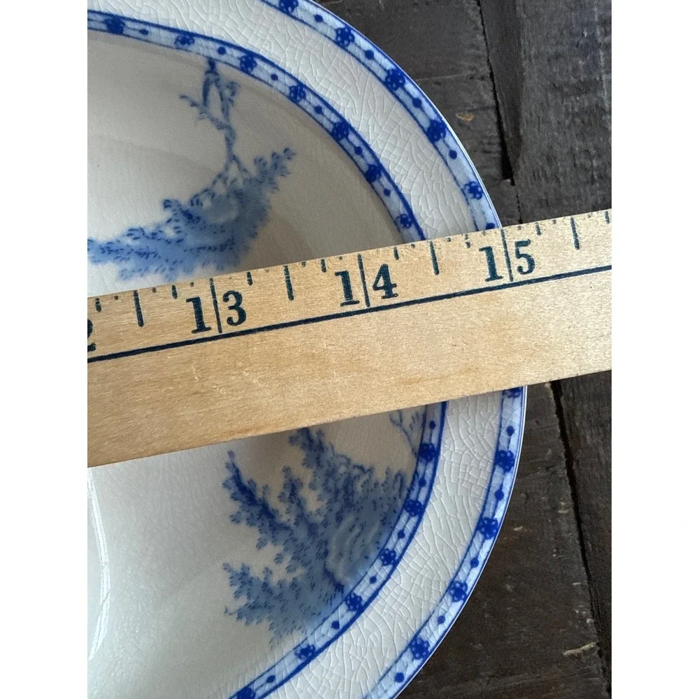 Pottery Barn Sophia Chinoiserie Blue White Divided Serving Platter 15 Inch Tray‎